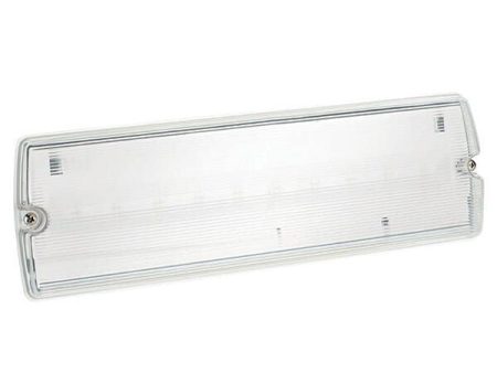 Spectrum 3.3W LED IP65 Emergency Bulkhead - Maintained Non-Maintained - Includes 4 New Legends Discount