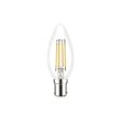 OMNI FILAMENT CANDLE BULB B15 470LM 4.2W 4000K DIMMABLE 320 BEAM CLEAR FULL GLASS INTEGRAL Discount