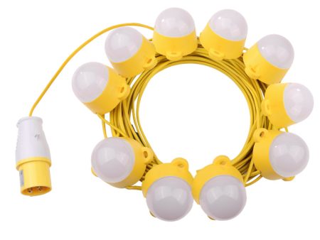 Bright Source 20m 50w 4000k 110v IP44 LED Festoon Kit - Cool White - Emergency Sale