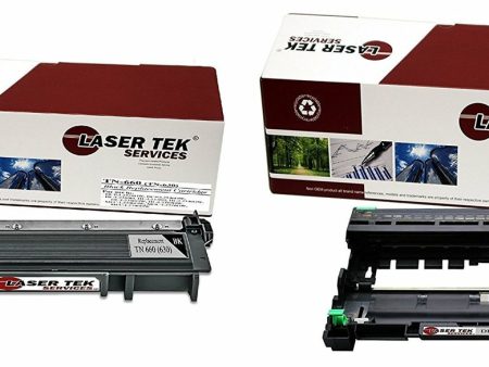 2 Pack Brother TN660 DR660 Compatible Toner and Drum Unit | Laser Tek Services For Discount