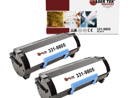 2 Pack Dell B2360 Black High Yield Compatible Toner Cartridge | Laser Tek Services Sale