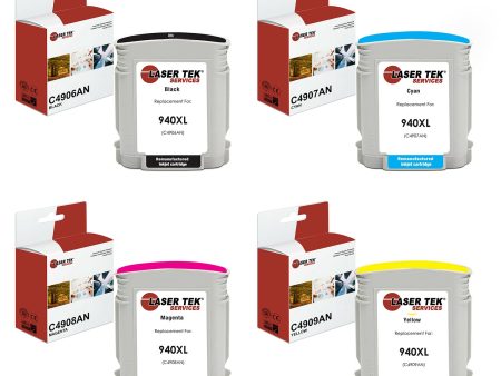 4 Pack HP 940XL Compatible High Yield Ink Cartridge | Laser Tek Services Hot on Sale