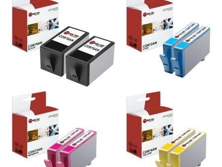 8 Pack HP 901XL Compatible High Yield Ink Cartridge | Laser Tek Services For Discount