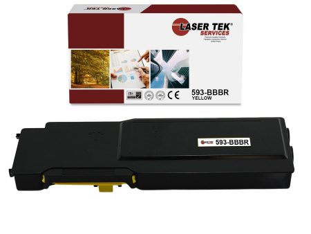 1 Pack Yellow Compatible Dell 593BBBR Replacement Toner Cartridge for Dell C2665dnf and Dell C2665dn Online Hot Sale