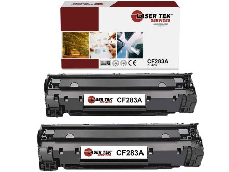 2 Pack HP 83A (CF283A) Remanufactured Toner Cartridge Online Sale