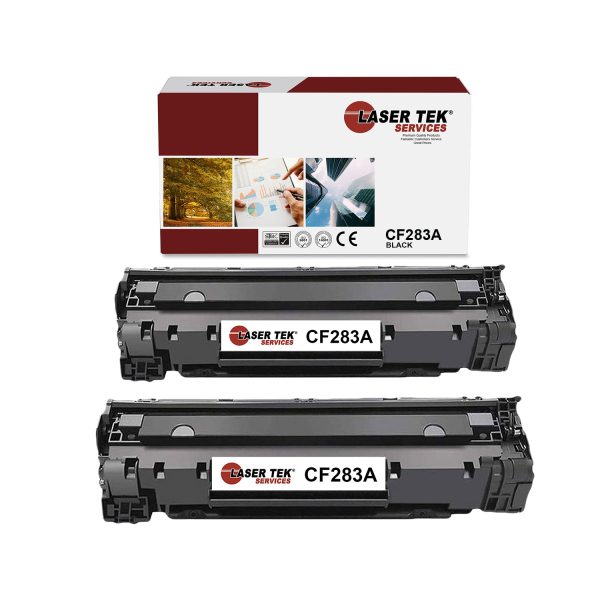 2 Pack HP 83A (CF283A) Remanufactured Toner Cartridge Online Sale