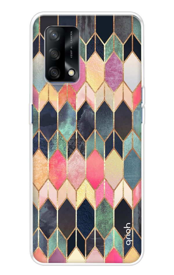 Shimmery Pattern Soft Cover for Oppo F19 on Sale