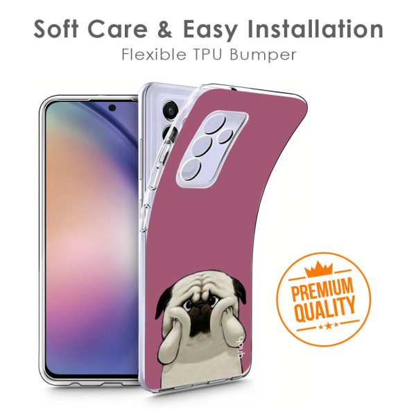 Chubby Dog Soft Cover for Oppo F19 Online Sale