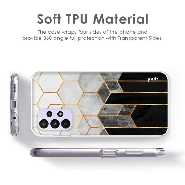 Hexagonal Pattern Soft Cover for Oppo F19 on Sale