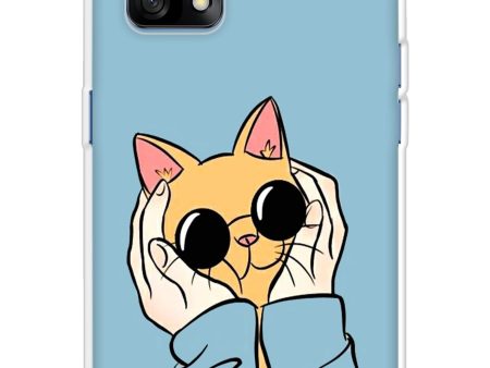 Attitude Cat Soft Cover for Oppo F19 Fashion