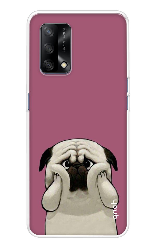 Chubby Dog Soft Cover for Oppo F19 Online Sale