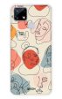 Abstract Faces Soft Cover for Realme C25 For Discount