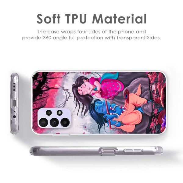 Radha Krishna Art Soft Cover for Oppo A16K Cheap