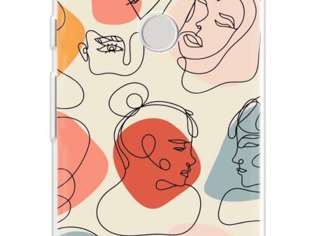 Abstract Faces Soft Cover for Nexus 5x Discount