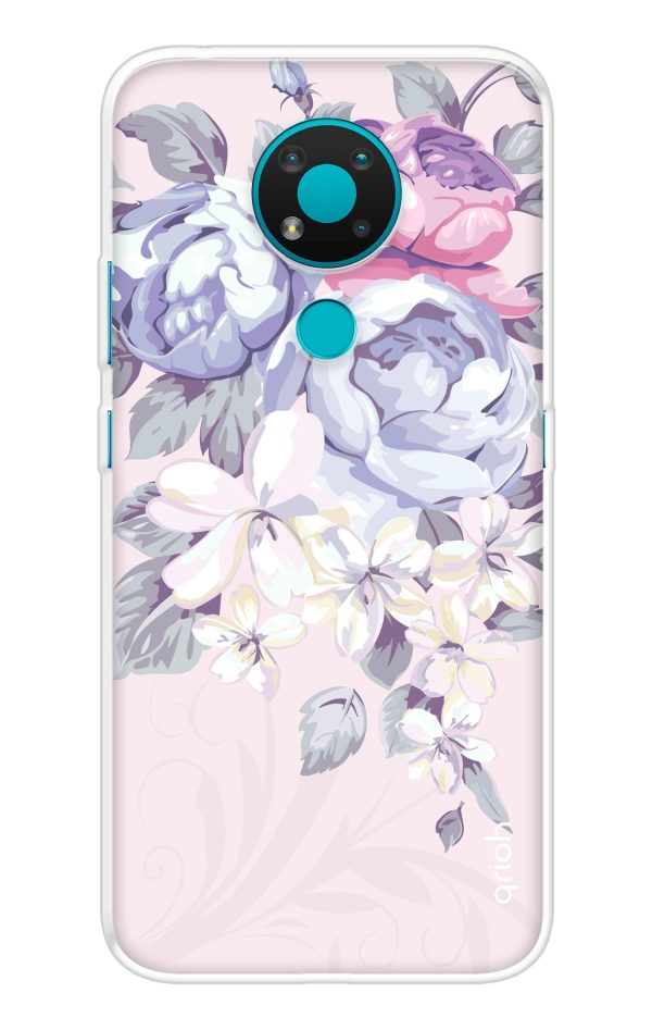 Floral Bunch Soft Cover for Nokia 3.4 For Sale