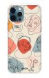 Abstract Faces Soft Cover for iPhone 12 Pro Fashion