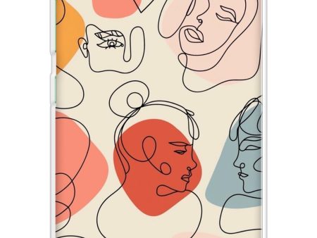 Abstract Faces Soft Cover for Realme C11 Discount