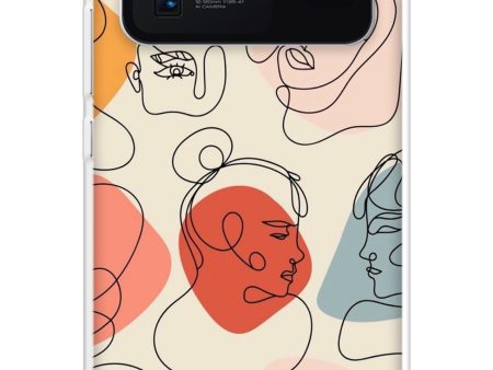 Abstract Faces Soft Cover for Mi 11 Ultra Online