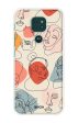 Abstract Faces Soft Cover for Motorola G9 on Sale